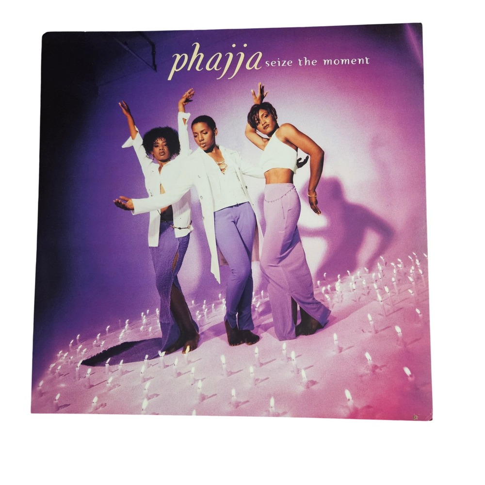 Phajja Seize the Moment 12x12 Double Sided Promo Flat Poster VTG 1997 Hip Hop‎